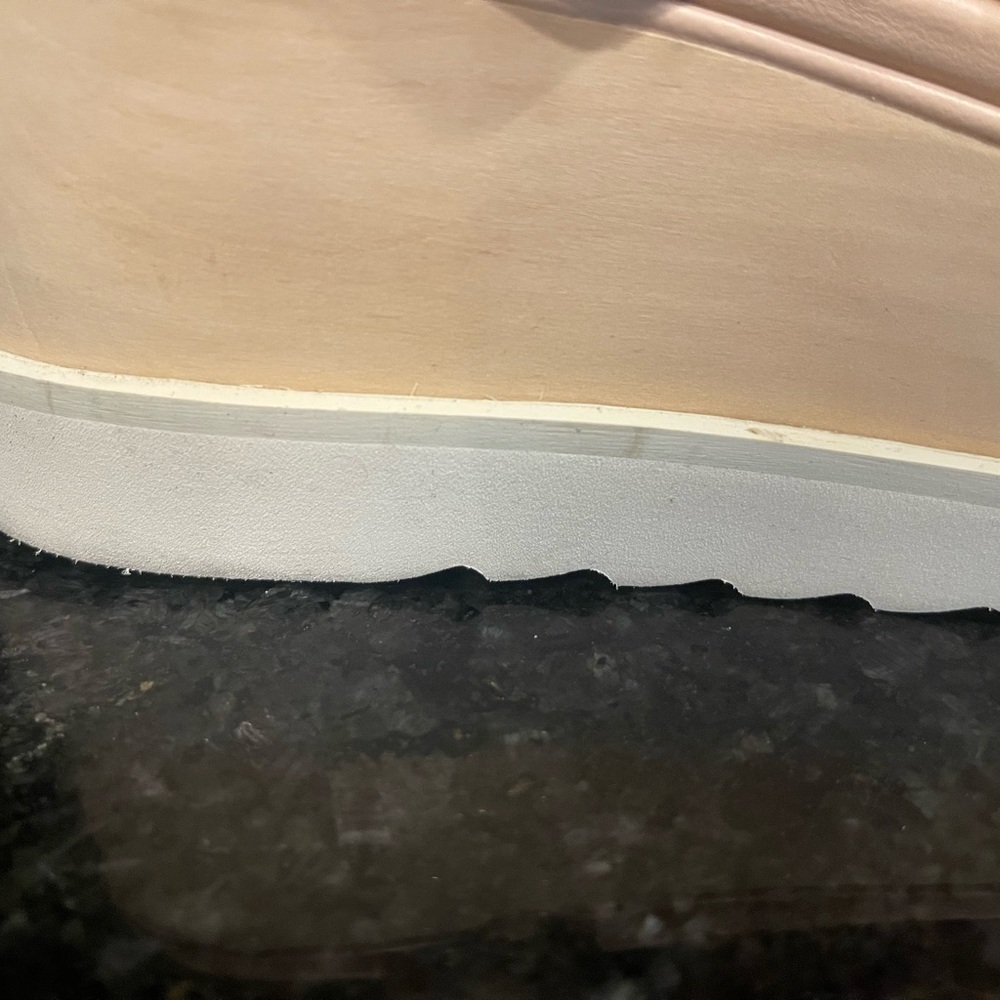 Bibi Lou Platform Nude Wedges - Picture 5 of 7